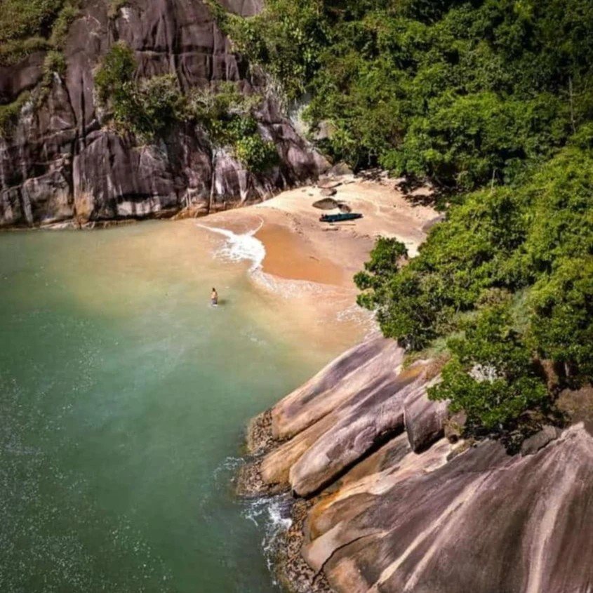 Praia cheira limão